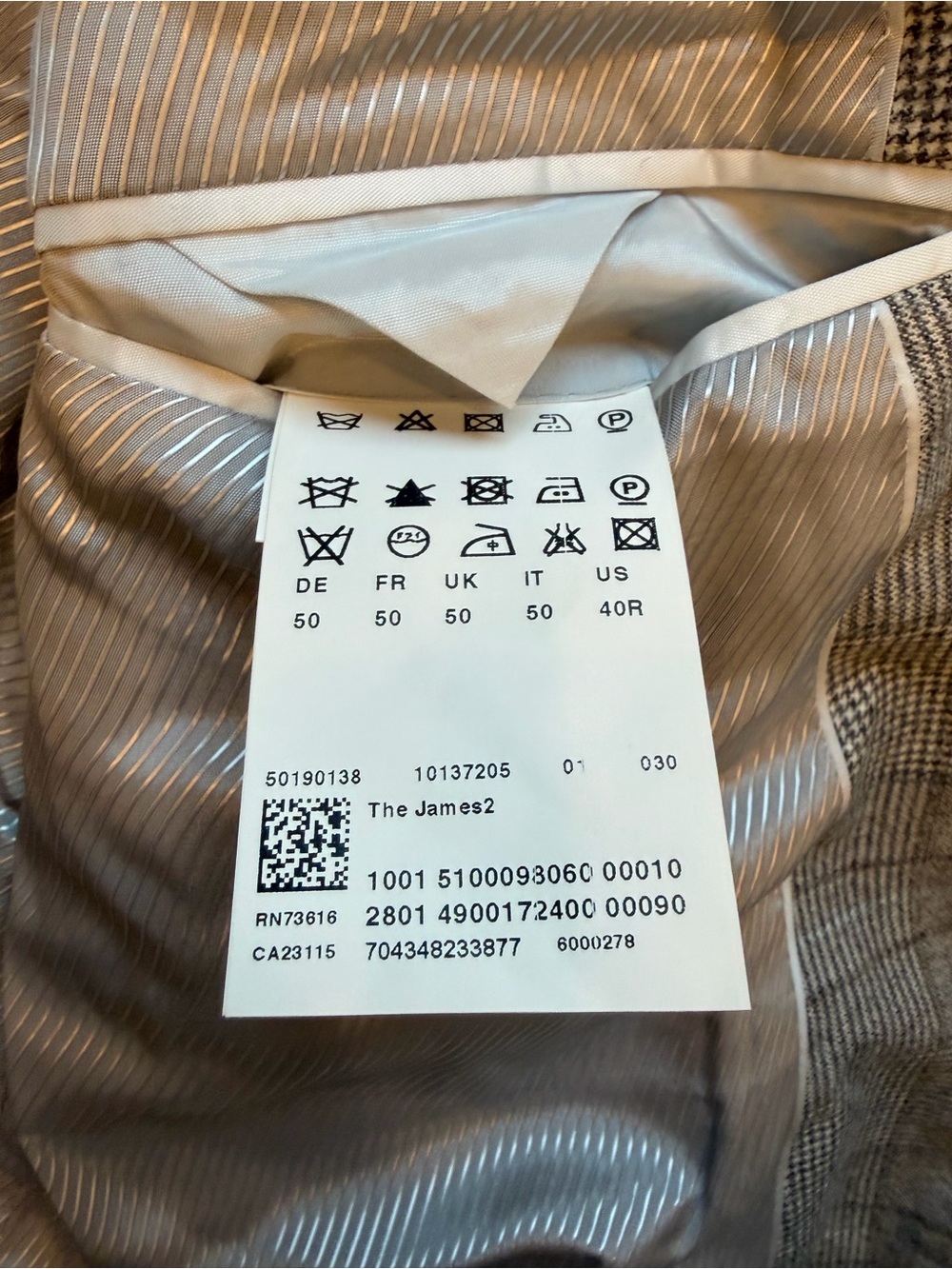 Hugo Boss Wool Glen Plaid Prince of Wales Blazer - Picture 8 of 13